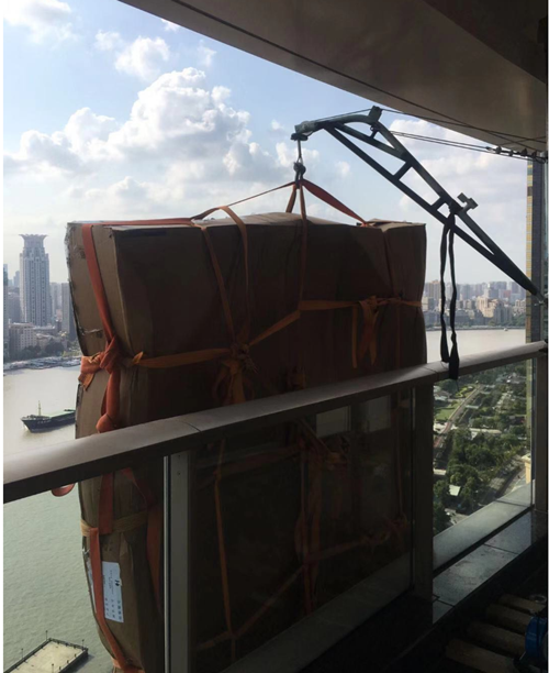 上海黄浦外滩吊床垫上楼公司